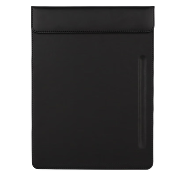 优必利 A4皮质磁吸书写垫板 便捷会议夹板皮质垫板夹纸板写字板 文件夹记录夹 A4-04黑色