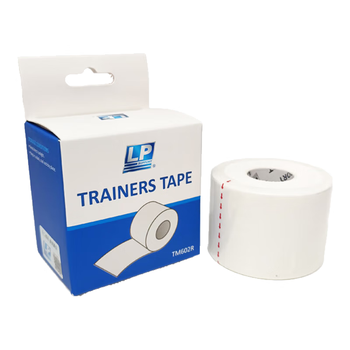 LP运动自粘白贴布锯齿易撕弹性肌肉贴打脚踝膝盖关节绑腿50mm*13.7m