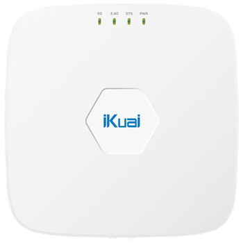 爱快（iKuai）千兆路由器 无线ap吸顶 ax1800 wifi6 商用/企业级 ac+ap 远程控制/全屋组网 poe供电H19