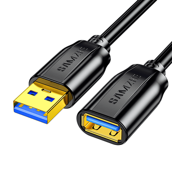 山泽usb3.0延长线3米 公对母电视u盘鼠标键盘扩展线电脑硬盘数据连接加长线打印机分线器转接线UK-030