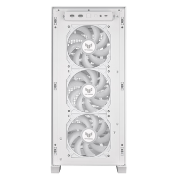 华硕（ASUS）TUF GAMING GT302 装备库机箱 白色 背置BTF 2.0/14cm加厚ARGB风扇/附防尘网/强散热/左右侧板互换