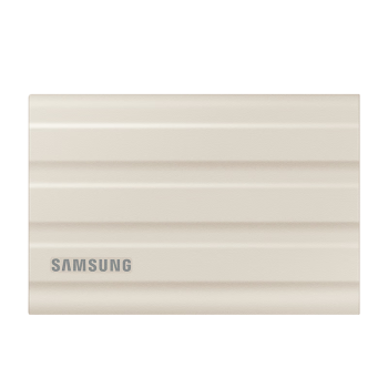 三星（SAMSUNG）2TB Type-c接口 移动固态硬盘 T7 Shield 月幕白 NVMe读速1050MB/s  手机直连笔记本外接 三防保护