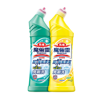 花王（KAO）免刷洗洁厕灵500ml*2瓶 厕所马桶清洁剂强力去污去尿碱除垢洁厕液