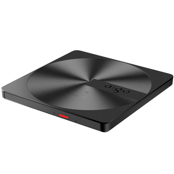 爱国者（aigo）8倍速 USB外置光驱 DVD外置刻录机 移动光驱 外接光驱 笔记本电脑便携光驱外置读刻一体黑色 G300