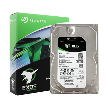 希捷（SEAGATE）企业级硬盘 4TB 256MB 7200RPM CMR垂直 SATA 希捷银河Exos 7E10系列 服务器硬盘ST4000NM000B