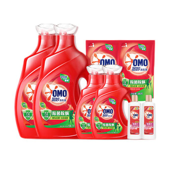 奥妙（OMO） 除菌除螨洗衣液18.3斤大礼包 去污去顽渍 护色 清香型