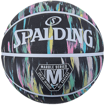斯伯丁（SPALDING）篮球7号大理石印花系列橡胶高弹儿童青少年送礼物室内外球84-405Y