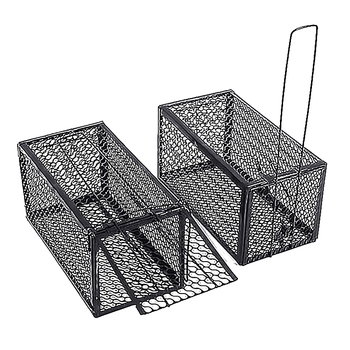 鼠道难捕鼠笼捕鼠神器家用捕鼠器驱捉抓老鼠笼防灭鼠器除扑鼠器送诱饵