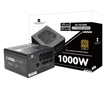 利民（thermalright）额定1000W TR-TG1000 ATX3.0电源 金牌全模组 原生PCIE5.0 全日系电解电容 14CM小机身