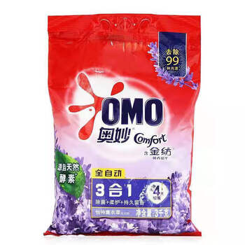 奥妙（OMO） 全自动含金纺馨香精华无磷洗衣粉 3KG 持久留香 去污去渍