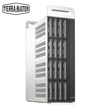 铁威马（TERRA MASTER）  D16 16盘位桌面专业级雷电3影视非编存储  双雷电接口 兼容雷电2 银色 96TB【酷狼PRO 6T*16】