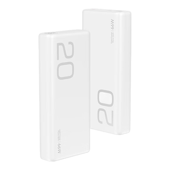 荣耀亲选【3C认证】可上飞机 66W超级快充移动电源 20000mAh 双向快充 多协议支持 适用荣耀Magic7