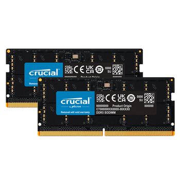 英睿达（crucial）64GB（32GB×2）DDR5 5600 笔记本内存条 美光（原镁光）原厂颗粒 AI电脑配件