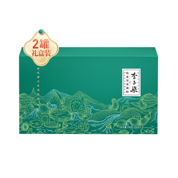 李子柒桂花坚果藕粉年货礼盒 营养代餐 350g*2罐 送父母长辈老人礼物