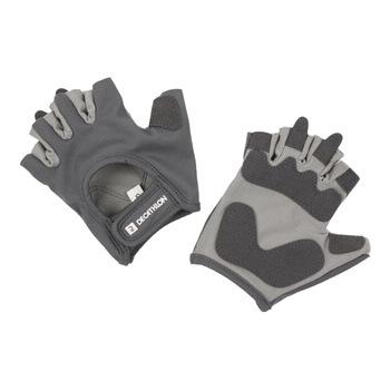 迪卡侬健身手套撸铁手套女男半指单杠哑铃防滑耐磨引体向上XL4712705