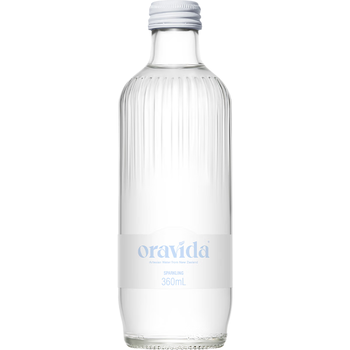 兰维乐（ORAVIDA）新西兰进口天然矿泉水360ml*24瓶(充气)家庭会议旅行露营饮用水
