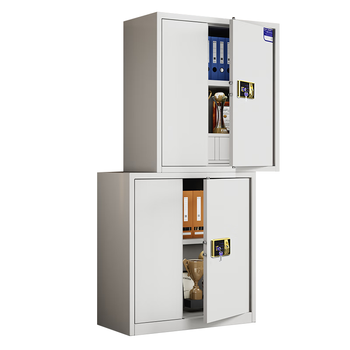 中伟（ZHONGWEI）电子保密柜文件柜铁皮柜档案柜密码柜钢制保险柜指纹锁分双节