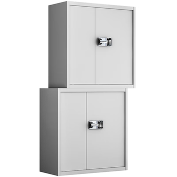 金经金属电子保密柜密码柜保密文件柜密码锁办公柜灰白色双节国保锁分体