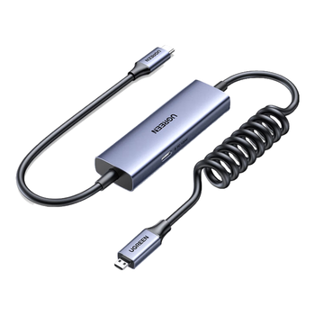 绿联Micro HDMI视频采集卡4K高清输入 MS2130适用单反摄像机相机 电脑手机平板抖音直播录制 转Type-c