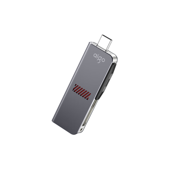 爱国者（aigo）128GB Type-C USB3.2 手机电脑双接口U盘U357 读速440MB/s 商务办公多功能优盘