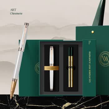 V.V.A（威锋）【马年礼物】宝珠笔签字笔送老师男女生日高档礼品送礼商务笔骑士白丽雅金夹0.5mm 定制
