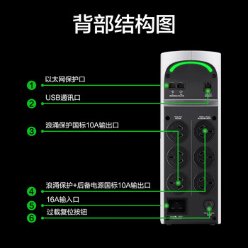 APCups不间断电源BGM2200-CH电竞ups稳压续航RGB1320W 暑期电竞好搭档送照片打印机好礼 APCups不间断电源BGM2200-CH电竞ups稳压续航RGB1320W 暑期电竞好搭档送照片打印机好礼