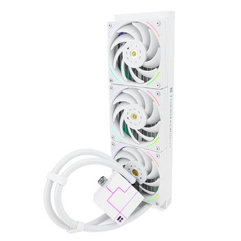 利民（thermalright）CORE MATRIX 360 WHITE 幻芯矩阵 支持 多平台 一体式水冷散热器 CM360 WHITE