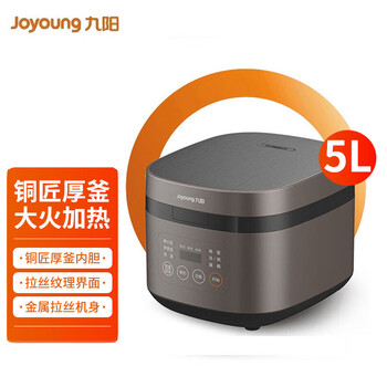 九阳（Joyoung） 电饭煲智能预约多功能大火力柴火饭【5L大容量】 焖煮防溢家用 电饭煲 F50FY-F311