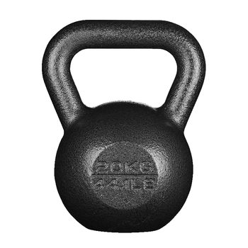 PROIRON普力艾 铸铁壶铃男士提壶哑铃壶健身壶铃深蹲练臀器械壶铃球 20KG