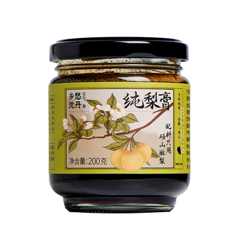 乡愁沈丹纯秋梨膏200g*2罐 0添加剂 传统古法手工熬制 清润生嗓养儿童成人