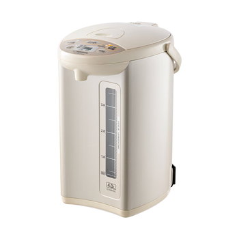 象印（ZO JIRUSHI）电水壶五段控温微电脑可定时 家用办公4L容量 CD-WQH40C-CM(米色)