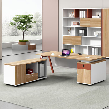 汇鑫亚美办公桌简约经理老板桌办公家具主管桌单人位电脑办公桌4 汇鑫亚美办公桌简约经理老板桌办公家具主管桌单人位电脑办公桌4