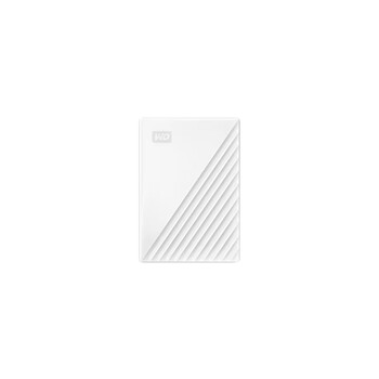 西部数据4TB 移动硬盘 USB3.0 My Passport随行版2.5英寸 白 机械硬盘 大容量 手机电脑外接 加密兼容Mac