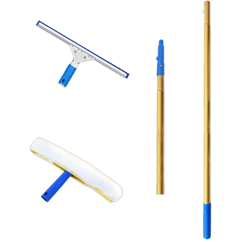 洛滑擦玻璃神器一支杆刮水器伸缩杆高层窗外玻璃刷家政保洁工具擦窗器