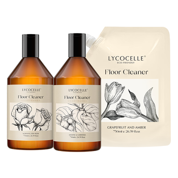 绽家家用地板清洁剂 地板水拖地去渍留香750ml*2+补充装750ml 抑菌