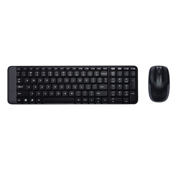 罗技（Logitech）MK220  无线键鼠套装 办公键鼠套装 多媒体键鼠套装 带无线2.4G接收器  团购福利优选黑色