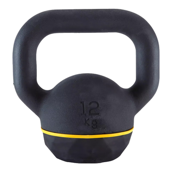 迪卡侬4-20kg壶铃球浸塑哑铃肌肉锻炼翘臀包胶提壶12KG单只 2017320