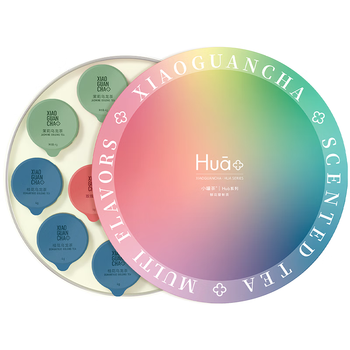 小罐茶Hua系列特级茉莉花茶桂花乌龙玫瑰红茶茉莉乌龙茶叶礼盒48g