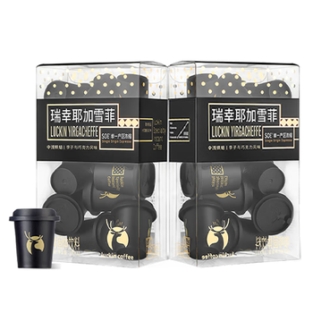 瑞幸咖啡SOE耶加雪菲即溶咖啡3g装2盒共24杯冻干美式中浅烘速溶黑咖啡粉