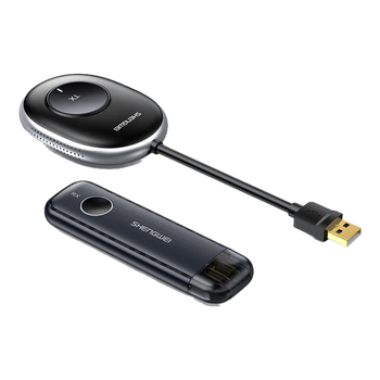 胜为无线投屏器HDMI传输 高清企业办公会议家用同屏器 笔记本电脑连接电视投影仪点对点50米DUH010AB