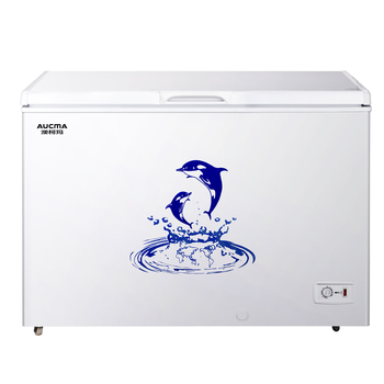 澳柯玛（AUCMA）307升单温冷柜家用减霜大冰柜 冷藏柜冷冻柜转换卧式冰箱雪糕柜一级能效 BC/BD-307HNE 