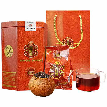 大益（TAETEA）大益金柑普大红柑（柑益宝260g）