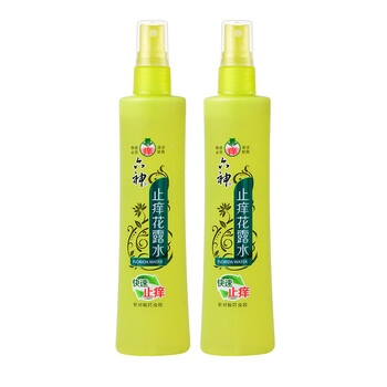 六神 喷雾止痒花露水80ml*2瓶 清凉舒爽夏季防蚊 新旧包装