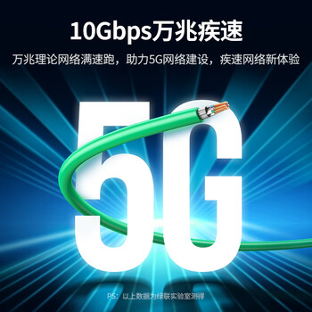 绿联超六类双屏蔽网线【0.58±0.008mm纯铜芯】CAT6A万兆网线抗干扰 网络POE工程家装箱线305米 90999 绿联超六类双屏蔽网线【0.58±0.008mm纯铜芯】CAT6A万兆网线抗干扰 网络POE工程家装箱线305米 90999