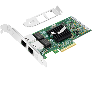 EB-LINK intel  82571芯片PCI-E X4千兆双口服务器网卡2网口EXPI9402PT机器视觉工业相机