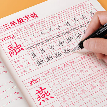 金枝叶三年级上下册字帖2026新版语文同步练字帖小学生字帖练字专用每日一练笔画笔顺描红练字儿童写字帖