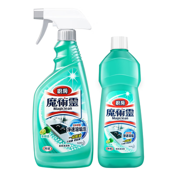 花王（KAO）厨房清洁剂套装1000ml 抽油烟机清洗剂油烟净强力去重油污清洁剂