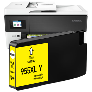 绘威955XL墨盒 适用hp惠普7720 7730 7740打印机墨盒8720 8210 8710 8730 8216 8218 8725墨盒【黄色】