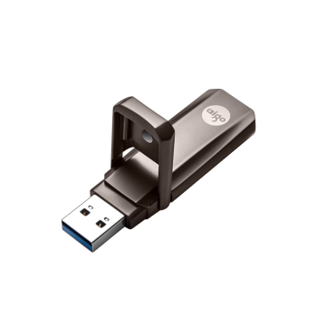 爱国者（aigo）256GB USB3.2 超极速固态U盘 U391 金属U盘 读速420MB/s 速度狂飙移动固态硬盘