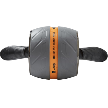 Keep 健腹轮自动回弹家用腹肌巨轮收腹滚轮腹肌轮健腹器卷腹滚轮 灰色